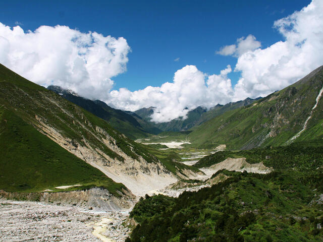 Thanza valley, Bhutan, Eastern Himalayas
