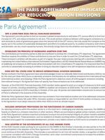 The Paris Agreement and Implications for Reducing Aviation Emissions Brochure
