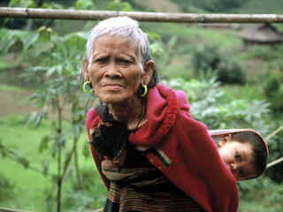 Tribal woman in Central Vietnam