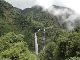 Waterfall in Eastern Bhutan