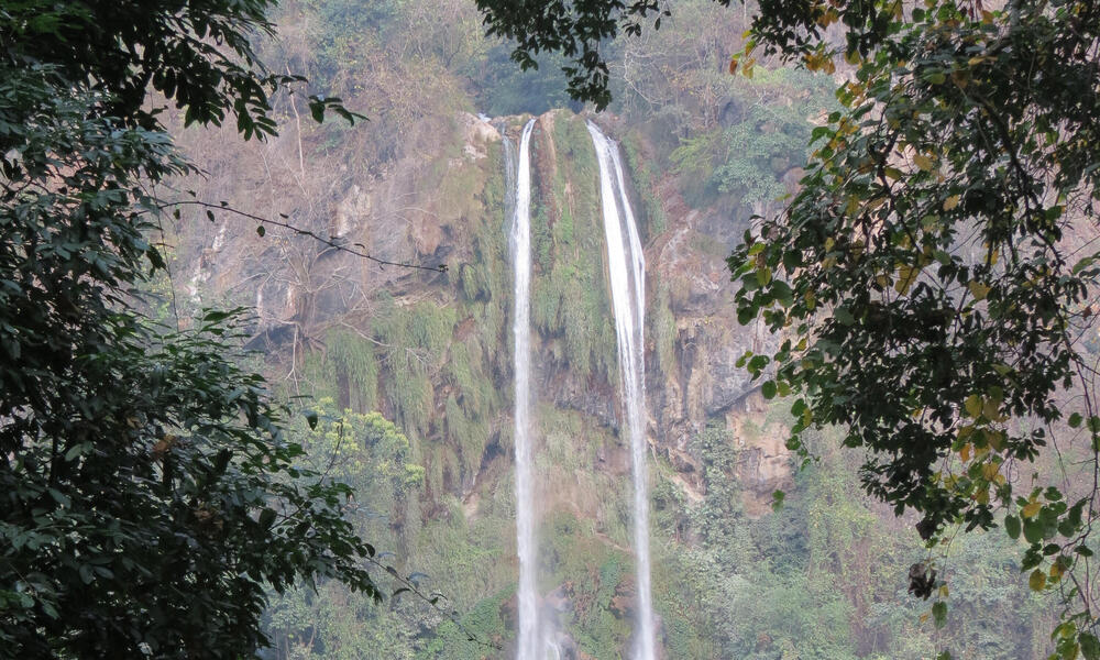 Waterfalls in Manas