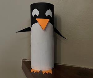Toilet Paper Roll Penguin