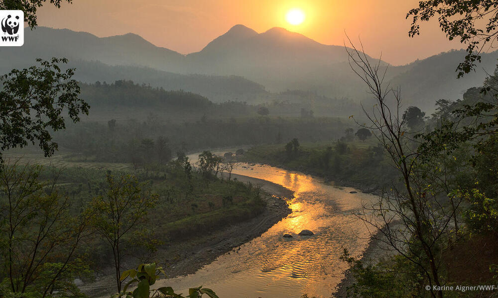 Nepal sunset