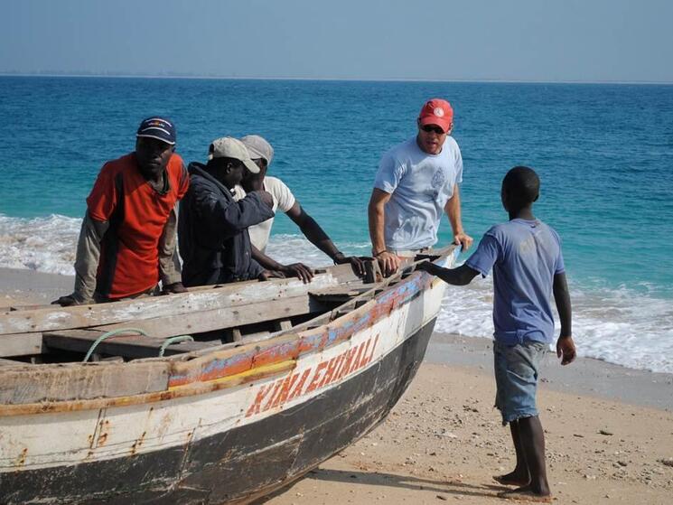 WWF's Brendan Fisher on Njovo Island, Mozambique, Primeiras and Segundas