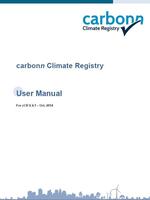 carbonn Climate Registry - User Manual Brochure