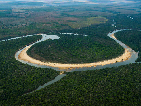 Amazon river bend