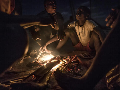 Fireside in Primeiras e Segundas, Mozambique