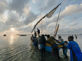 Fishermen in Palma, Mozambique