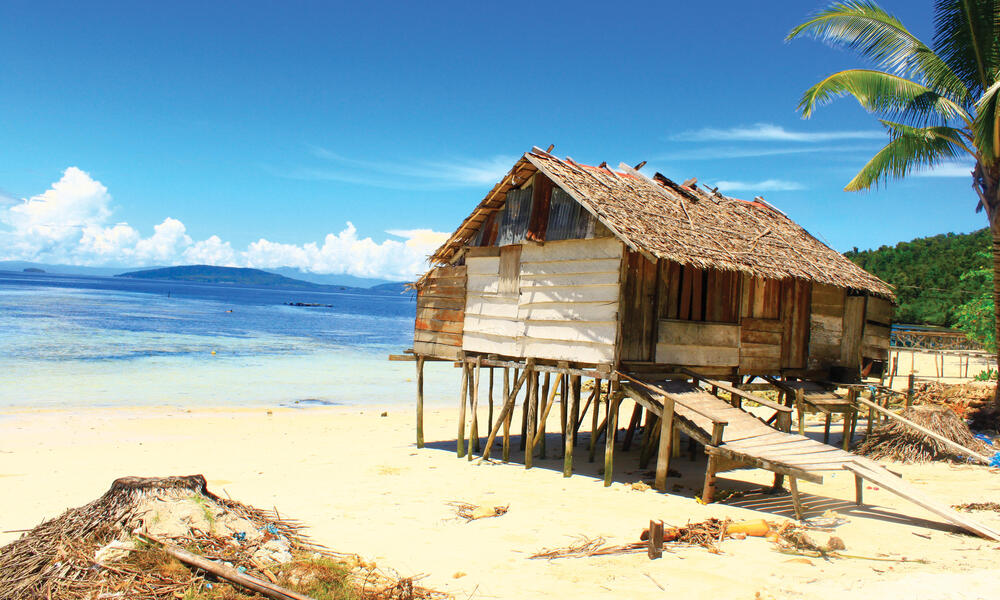 House in Bird's Head Seascape, West Papua, Indonesia