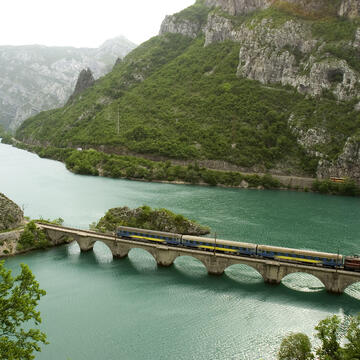 Grabovica artificial lake (Neretva river), Bosnia and Herzegovina