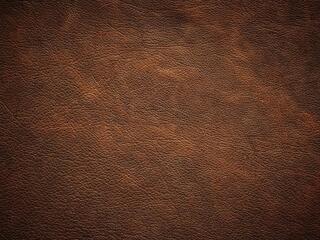 a close-up of brown leather