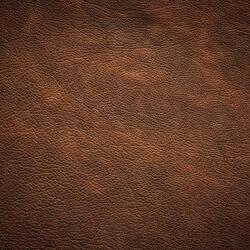 a close-up of brown leather
