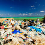 plastic washed up on beach WW274944 Greg Armfield