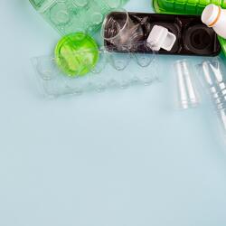 A collection of various plastic waste