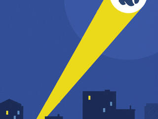 WWF signal above city