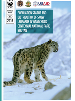 Population Status and Distribution of Snow Leopards in Wangchuck Centennial National Park, Bhutan Brochure